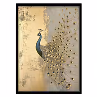 قیمت و خرید تابلو مدل نقاشی مدرن طاووس کد 3360 | تابلو فریم‌چاپ، تابلو بوم