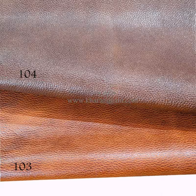 چرم طبیعی طرح دار