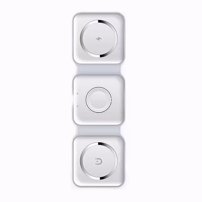 داک شارژر بی سیم مدل 3in1 wireless travel | کالا مکس