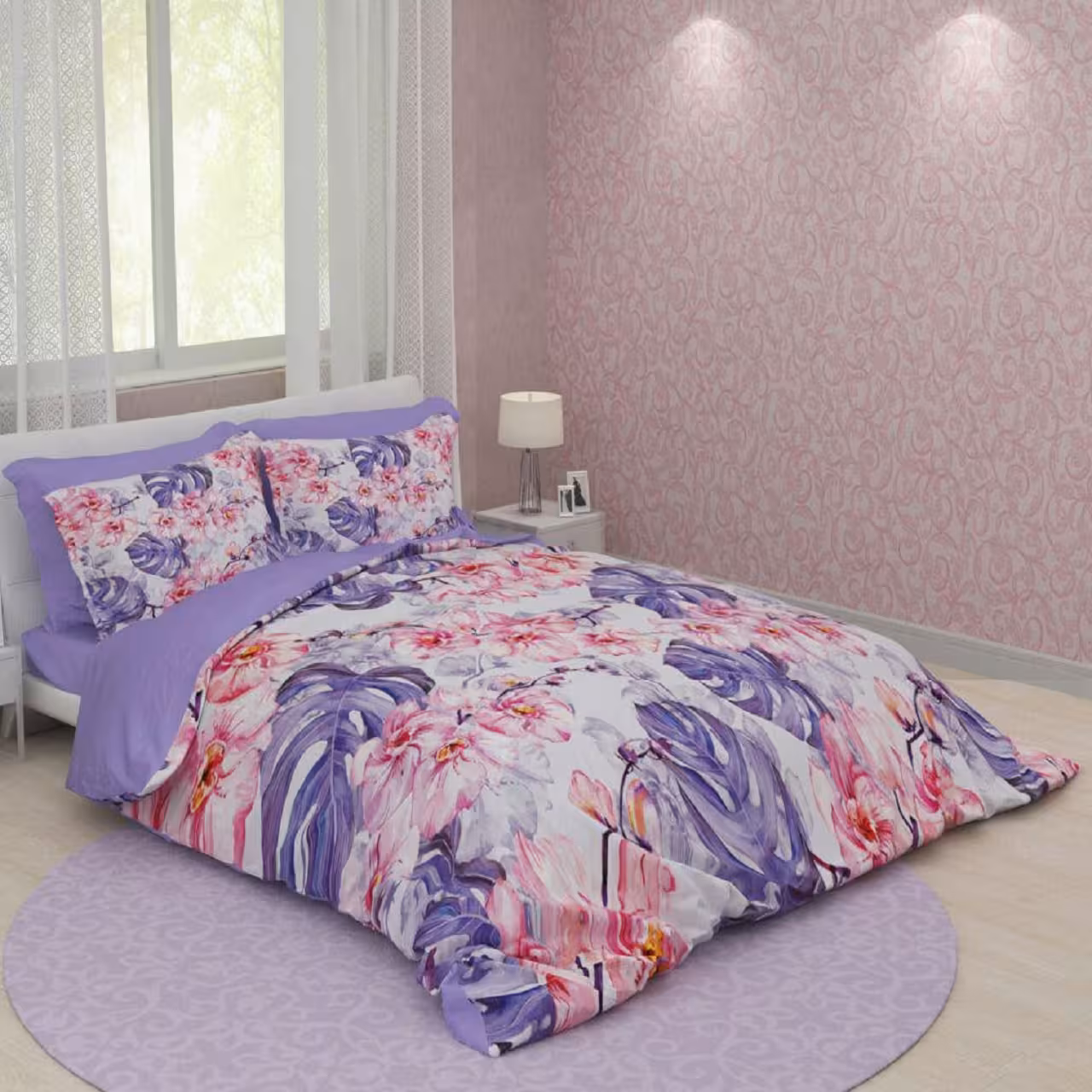 سرویس لحاف روتختی ترکسان کد D202 دو نفره 6 تکه