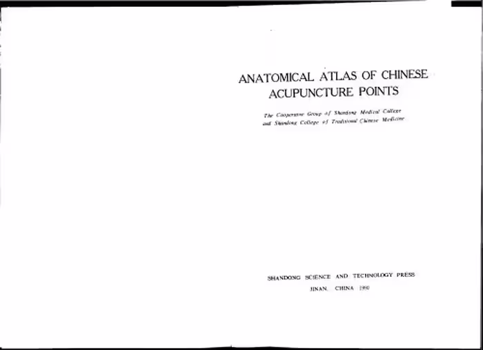 خرید و دانلود نسخه کامل کتاب Anatomical Atlas of Chinese Acupuncture Points