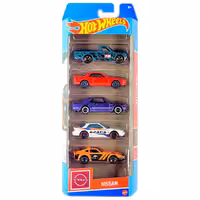 مجموعه 5 عددی ماشین Hot Wheels مدل Nissan