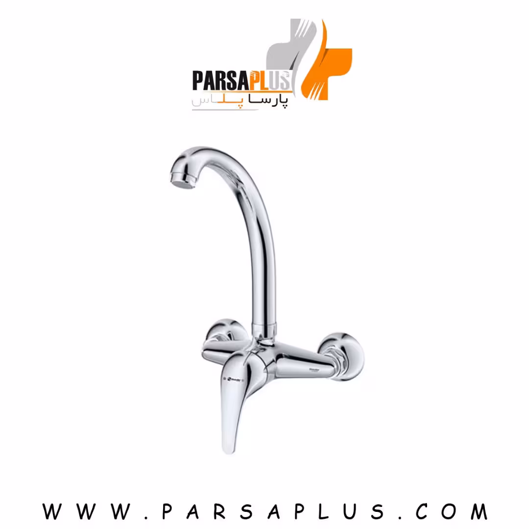 شیر آشپزخانه شودر مدل اطلس کروم