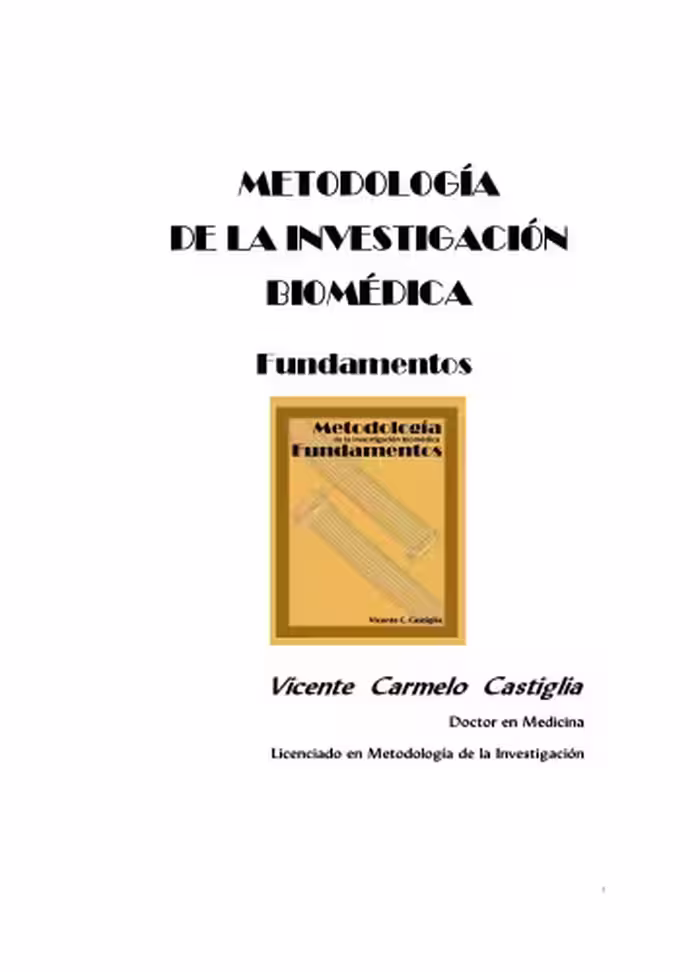 خرید و دانلود نسخه کامل کتاب Metodología de la Investigación Biomédica