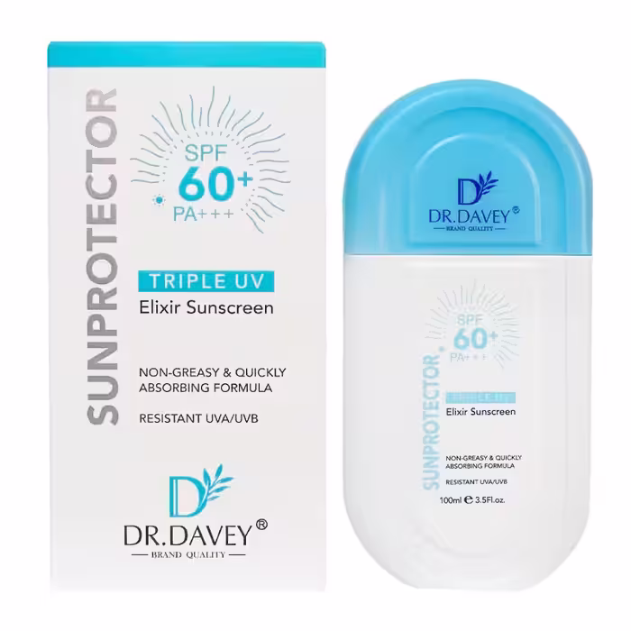 ضد آفتاب دکتر داوی Dr.Davey مدل Triple UV 60 SPF حجم 100ml