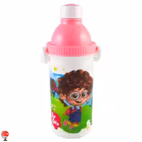 قمقمه کودک طرح دختر مو فرفری 0.5 لیتری آریا