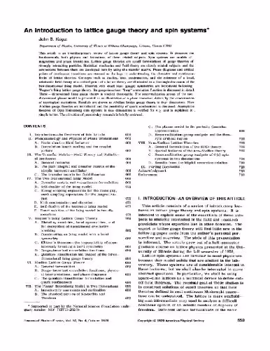 خرید و دانلود نسخه کامل کتاب Introduction to lattice gauge theory and spin systems
