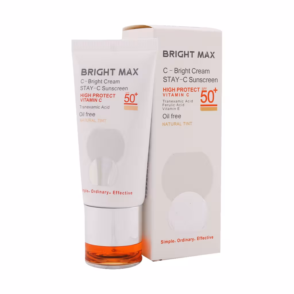 ضدآفتاب رنگی SPF50 ویتامین سی ث برایت