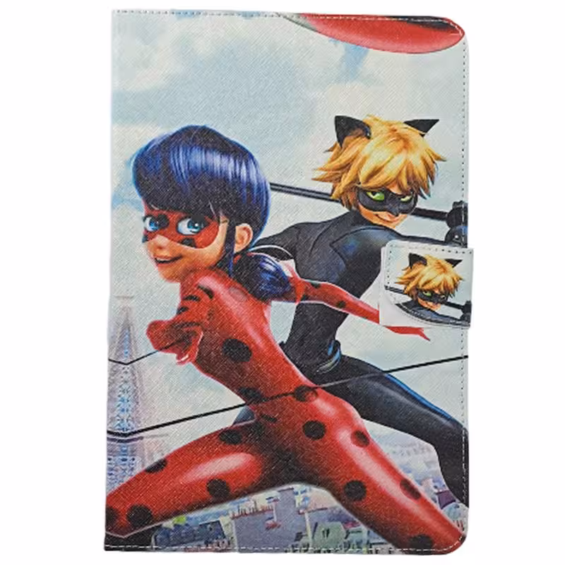 کیف کلاسوری طرح دختر کفشدوزکی 4 | تبلت سامسونگ "10.5 اینچ" Tab A7 (T500-T505-T509)