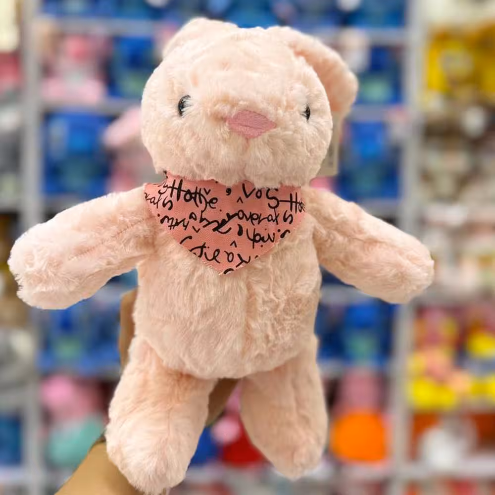 عروسک خرگوش پیش بند دار