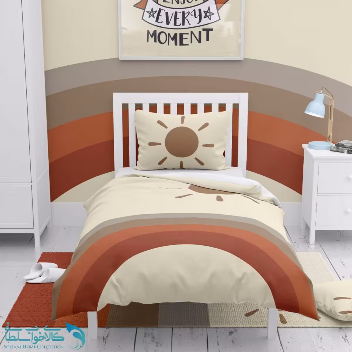 روتختی طرح رنگین کمان سایز یکنفره کد A3865