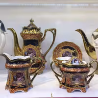 چای خوری طرح البومی ساخت ایتالیا(پسکرایه)