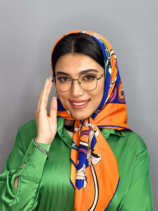 عینک طبی زنانه مشکی چندضلعی بلوکات