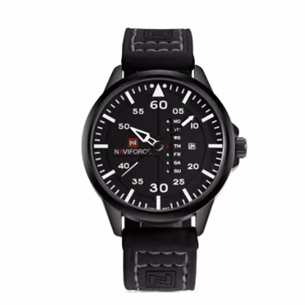ساعت مچی عقربه‌ای مردانه کوارتز نیوی فورس مدل NF9074 bw