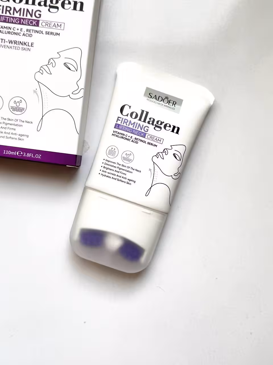 کرم لیفت کننده گردن و غبغب حاوی کلاژن