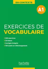 دانلود کتاب En Contexte - Exercices de vocabulaire A1   MP3   corrigés