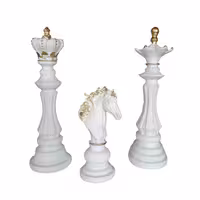 دکوری مهره های شطرنج مجموعه 3 عددی