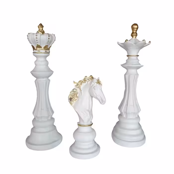 دکوری مهره های شطرنج مجموعه 3 عددی