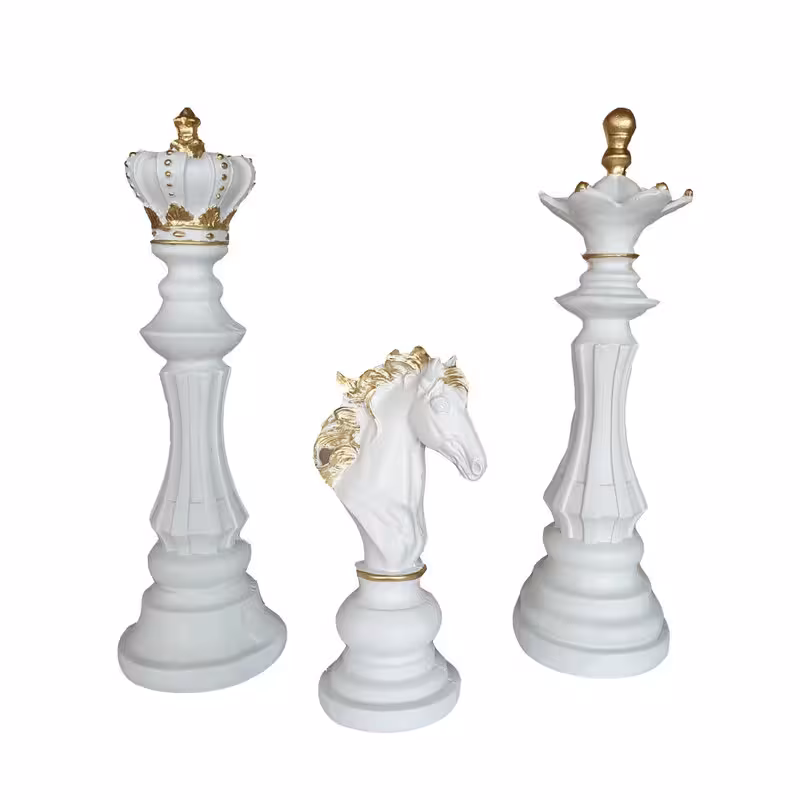 دکوری مهره های شطرنج مجموعه 3 عددی