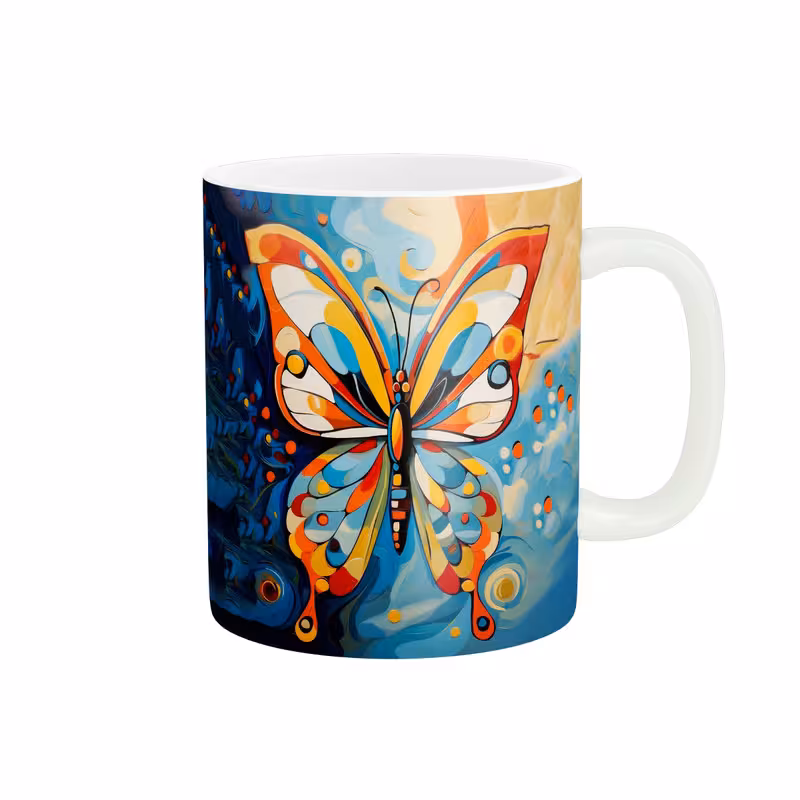 ماگ زیگورات مدل پروانه کد 1381