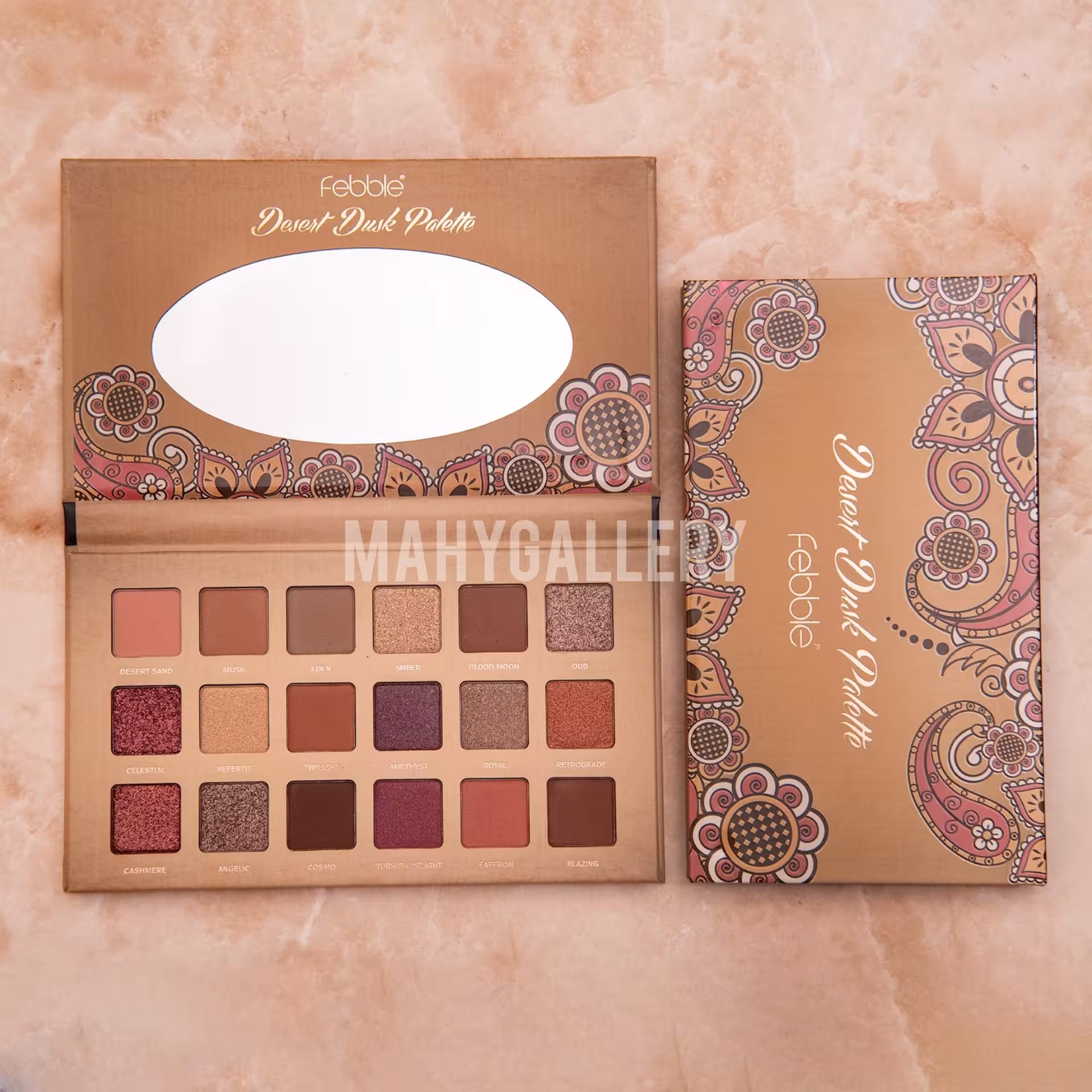 پالت سایه هجده رنگ فبل مدل دیزرت داسک