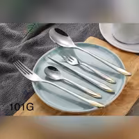 سرویس قاشق چنگال 160 پارچه برگامو مدل 101g