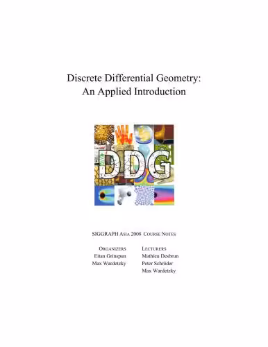 خرید و دانلود نسخه کامل کتاب Discrete Differential Geometry: An Applied Introduction