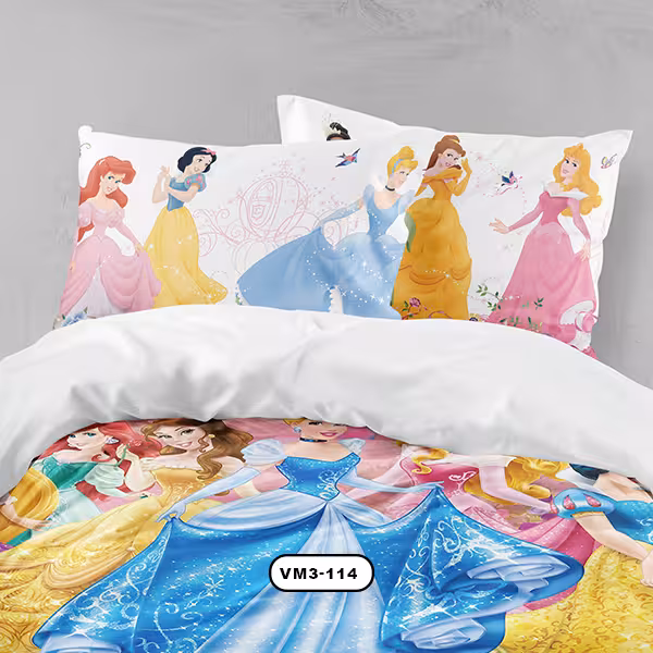 ست روتختی بچه گانه دستیکور مدل سیندرلا