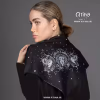 بیبی اسکارف یا مینی اسکارف دخترانه زنانه طرح ستاره