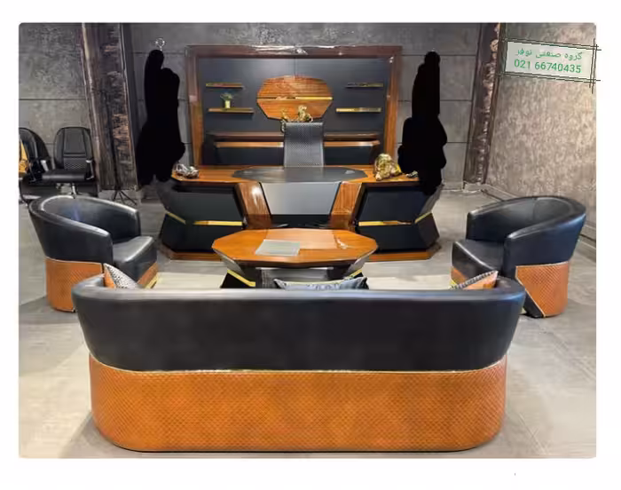 نوفر تولید کننده میز مدیریت خاص ژوبین اداری مدرن لوکس لاکچری