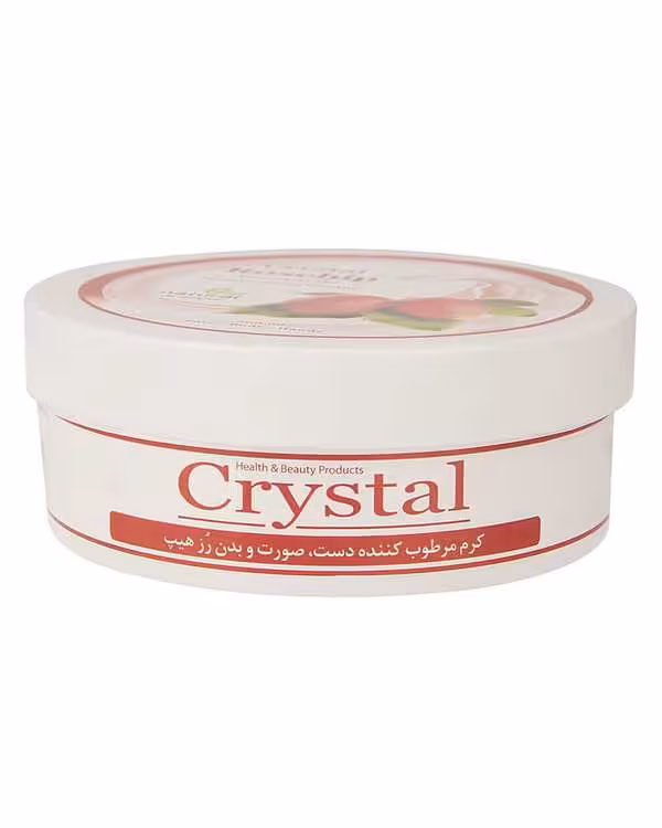 کرم مرطوب کننده صورت و بدن رز هیپ کریستال Crystal حجم 200ml