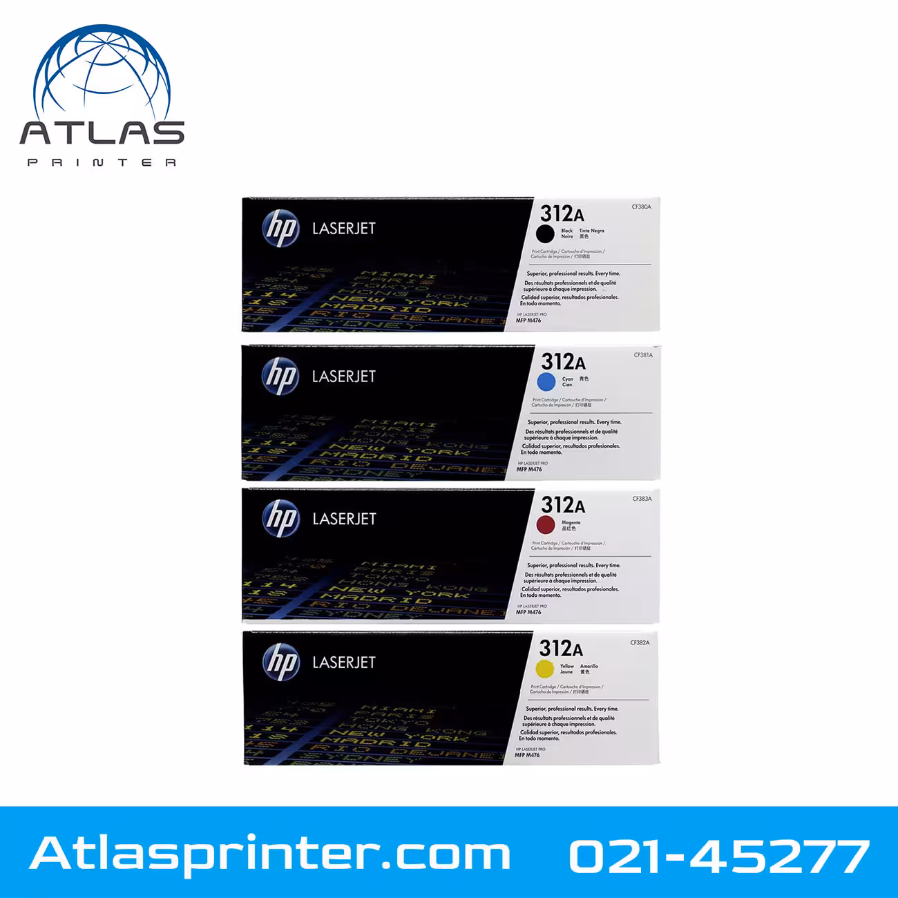 کارتریج ست چهار رنگ اچ پی HP 312A