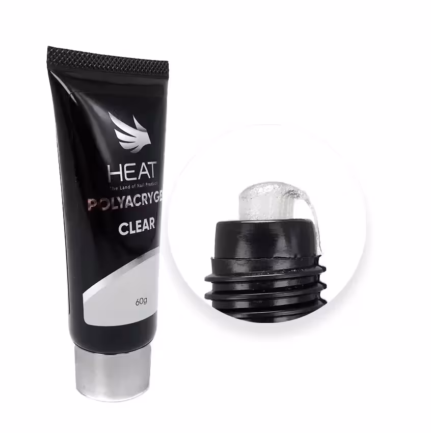پلی ژل کاشت ناخن کلیر هیت HEAT