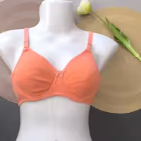 سوتین ایزابلا نخی فنردار  پرسی بدون درز و دوخت کد 035
