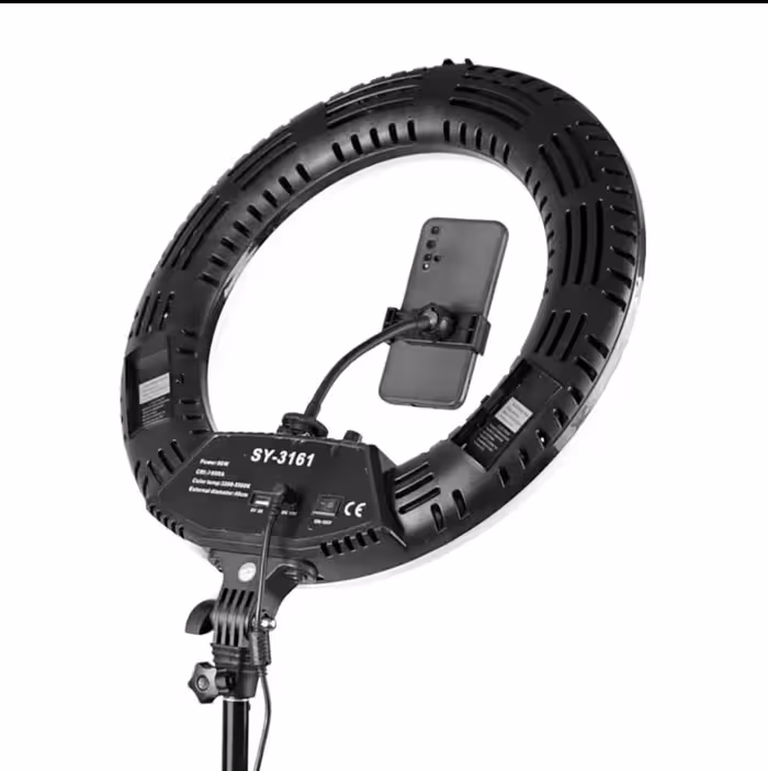 رینگ لایت (45 سانتی متر 100 وات) بدون نمایشگر SY-3161 Ring Light