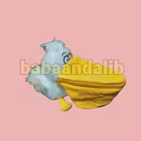 عروسک پلیکان خارجی  (20 سانتی)