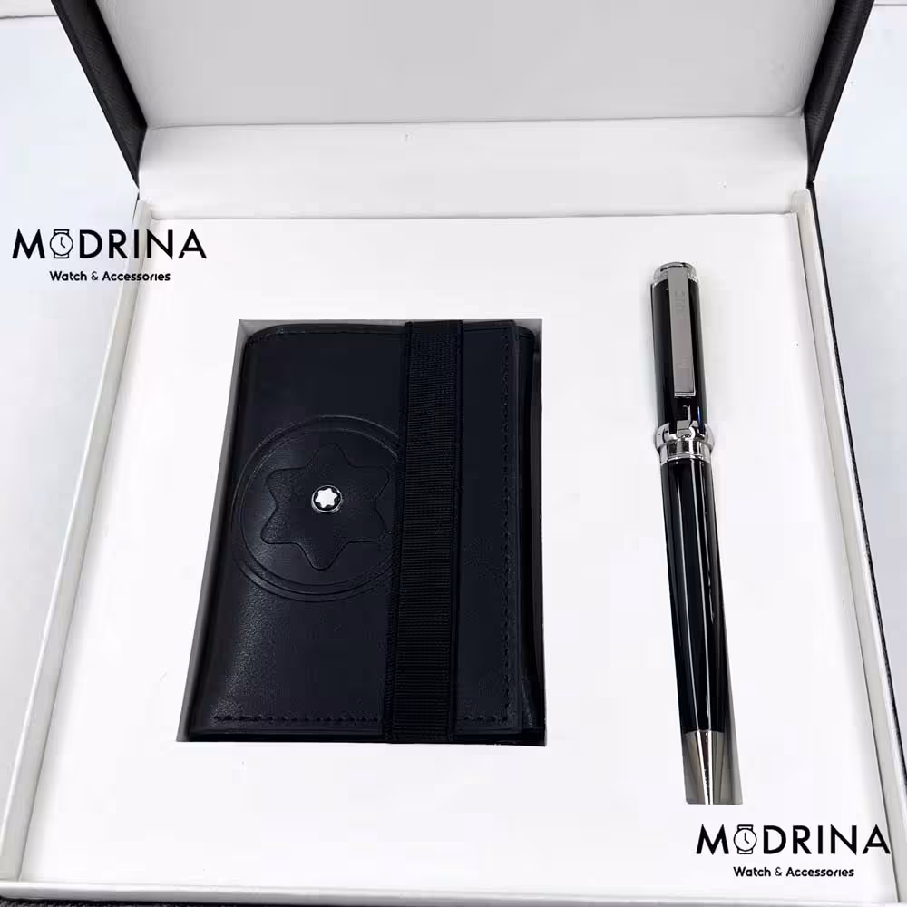 ست مون بلان خودکار و جاکارتی مون بلان MontBlanc