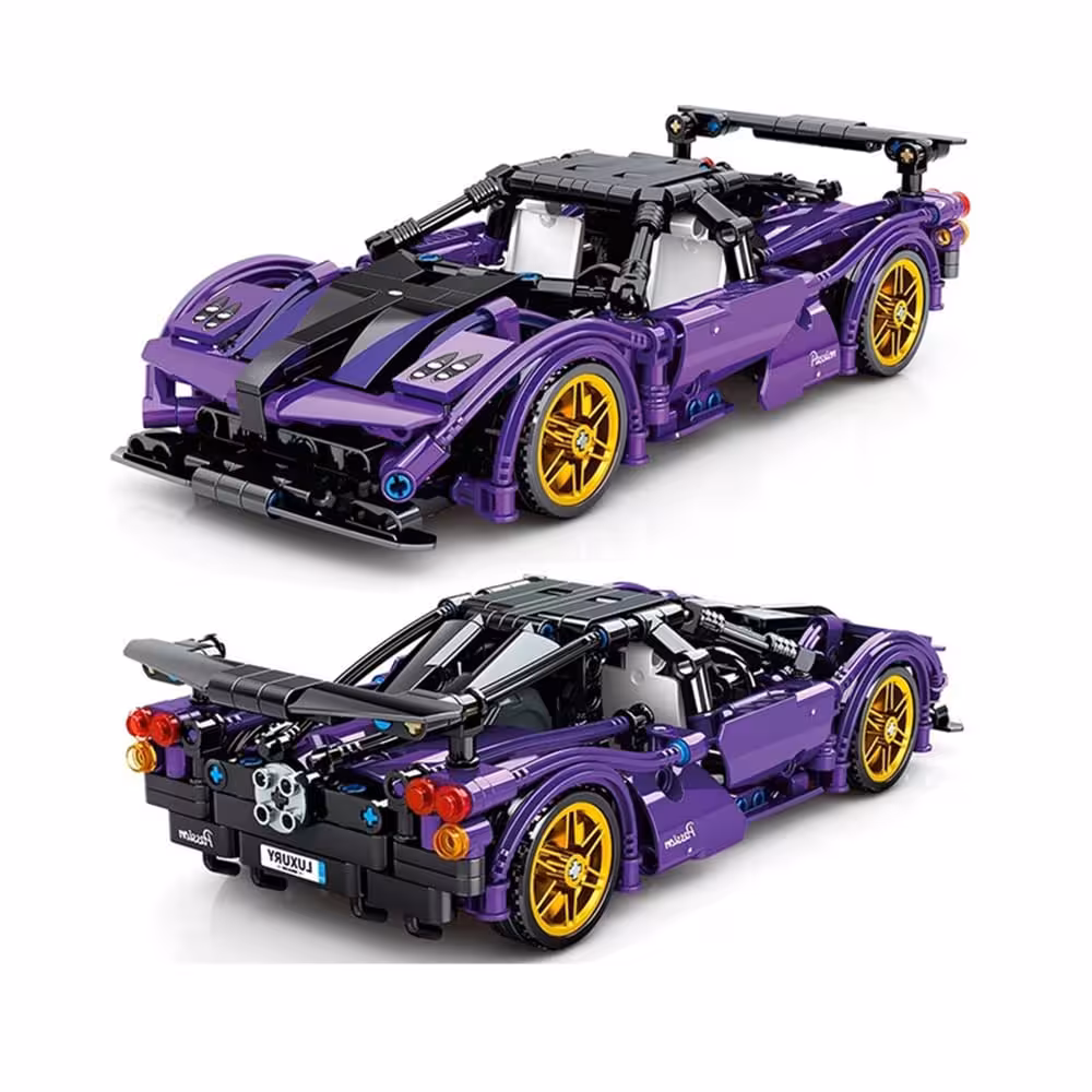 لگو ماشین بنفش SY Purple Super Car 8160