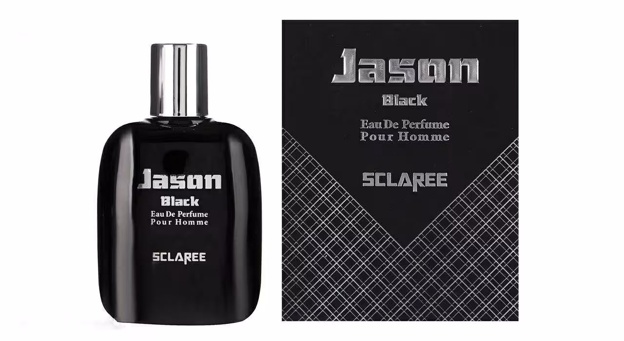 ادو پرفیوم مردانه اسکلاره مدل Jason Black حجم 100 میلی لیتر Sclaree Jason Black Eau De Parfum For Men 100ml