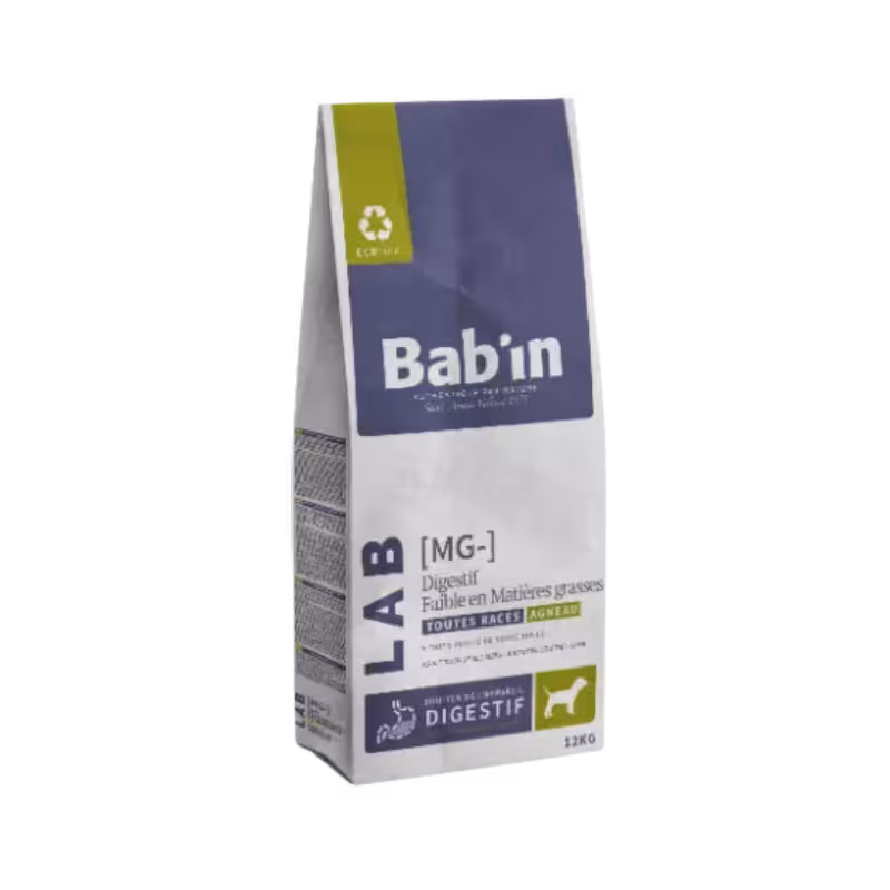 غذای خشک سگ بالغ Digestive دایجستیو بره برند Babin بابین 2 کیلویی