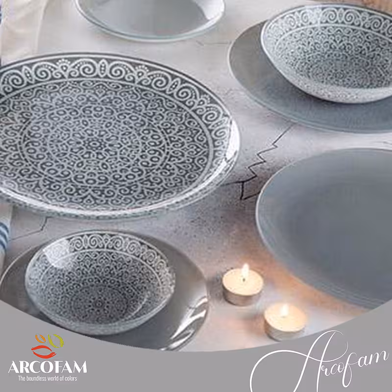 سرویس 6 نفره 25 پارچه ترکیبی طرح موریس