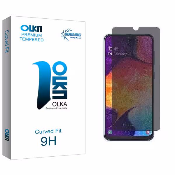 محافظ صفحه نمایش حریم شخصی کولینگ مدل Olka مناسب برای گوشی موبایل سامسونگ Galaxy A30s