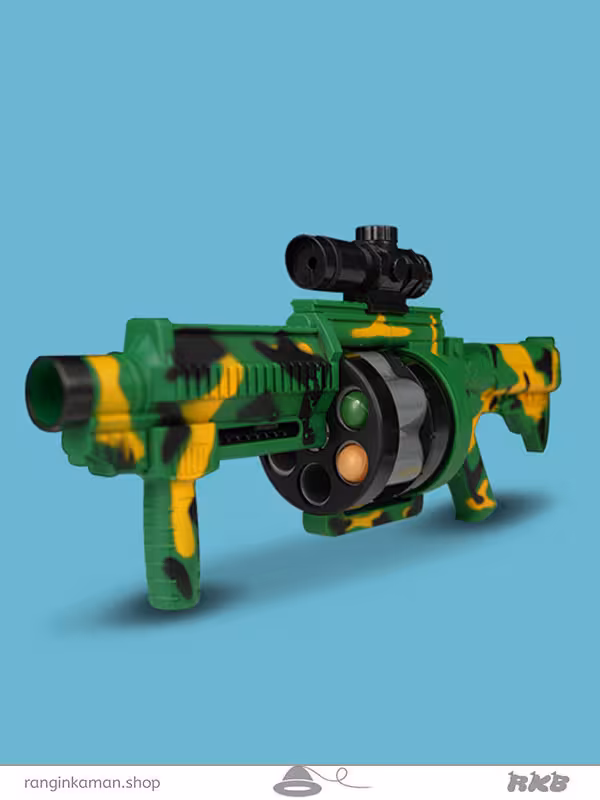 تفنگ ساچمه ای سبز ارتشی Green military shotgun