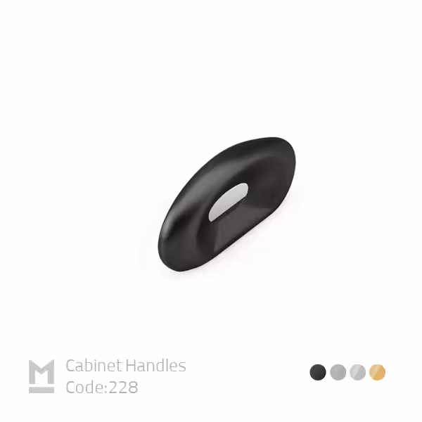 دستگیره کابینت ملونی 228 - یراقینو فروش یراق آلات کابینت و درب