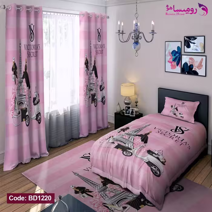 قیمت و خرید روتختی طرح Victoria's Secret یک نفره برند دکو کد BD1220