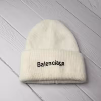 کلاه بافت زمستانی سفید Balenciaga