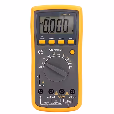 مولتی متر اتورنج دیجیتال LODESTAR مدل LD9817B با دقت بالا و عملکرد حرفه‌ای