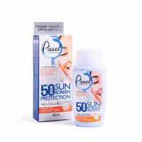 کرم ضد آفتاب بی‌رنگ SPF50 برند پیکسل مناسب پوست خشک