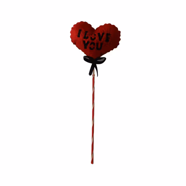 تاپر قلبی پارچه ای