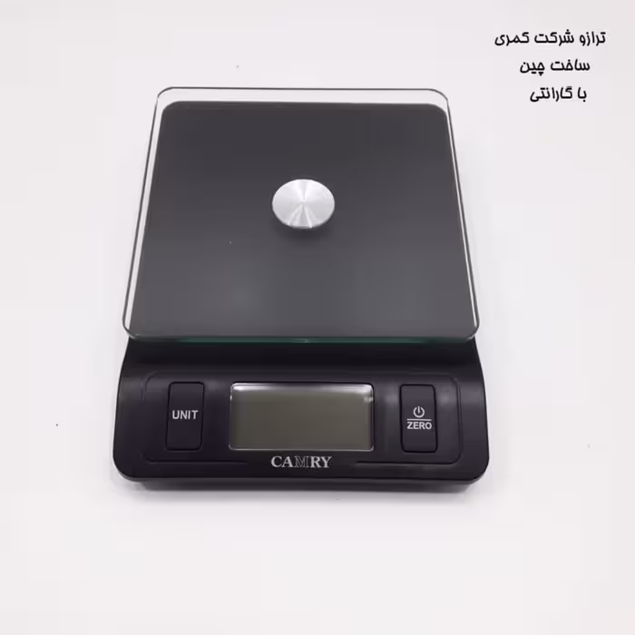 ترازو آشپزخانه برند CAMRY مشکی کد 5460 برند JS